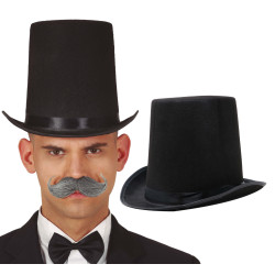 Musta vildist kübar 20 cm